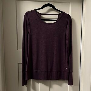 Apana Women's Purple Long Sleeve Top sz m